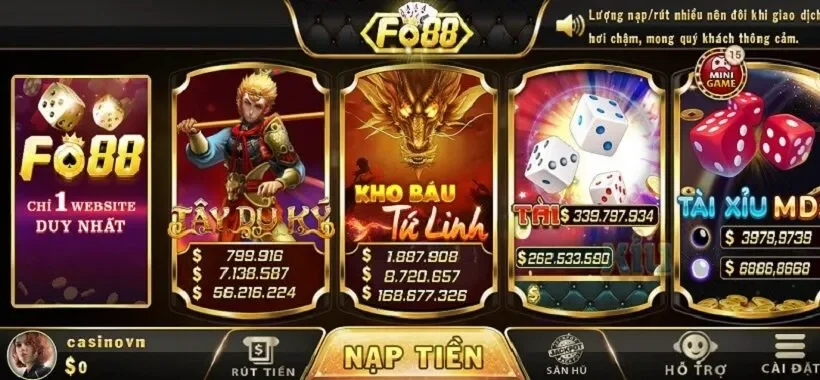 Hệ thống tài xỉu Fo88 công bằng – Cơ hội kiếm tiền rõ ràng
